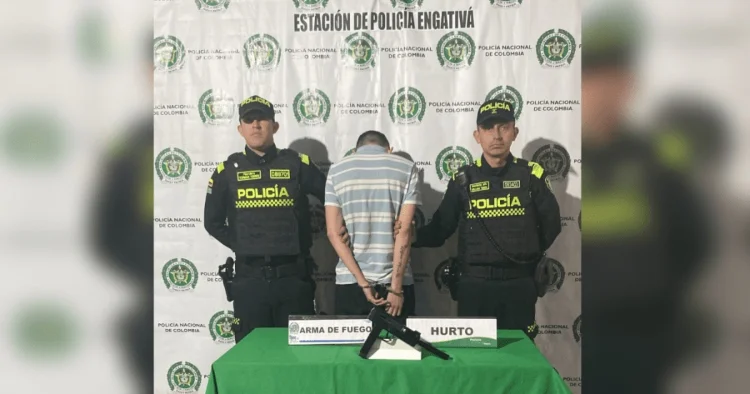 Con subametralladora fue frustrado un intento de hurto en la localidad de Engativá