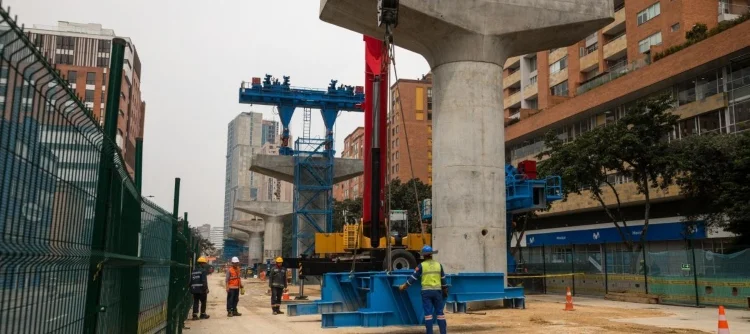 La construcción de la Línea 1 del Metro de Bogotá avanza y es el turno de avenida Caracas