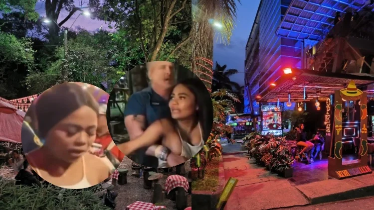 Turista atrapa a presunta ladrona en plena zona pública del parque Lleras en Medellín