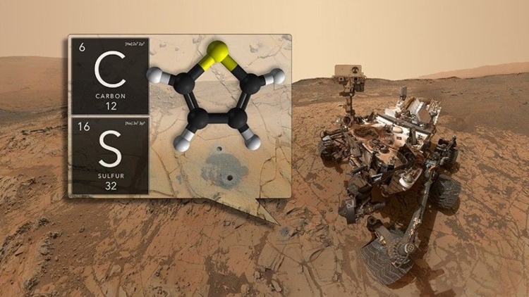Detectan moléculas orgánicas en Marte