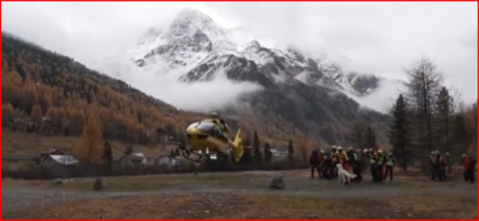 alpinistas- muerte- cumbre de la Cima Vertana- Ortles- 2Nov-