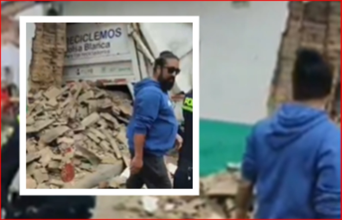 Accidente- caro basura- Candelaria- Bogotá- 17Feb-