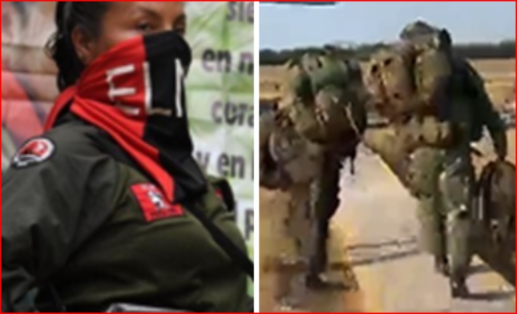 ELN- Arauca- Ejército - 12feb- drones-