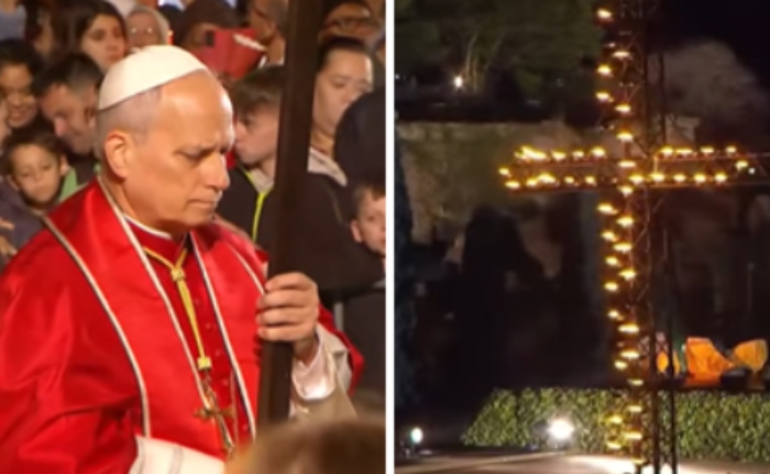 3Abr- Viernes Santo- Vía Crucis- Papa León XIV- Coliseo Romano-