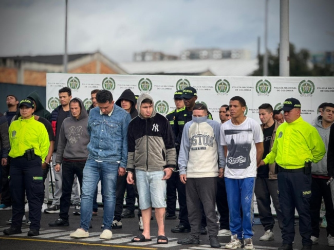 Inseguridad- 27May- Homicidas- capturados- Policía- Bogotá- Galán-