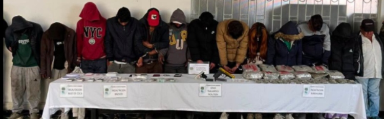 Banda criminal alias “Los Cletos”, capturados.