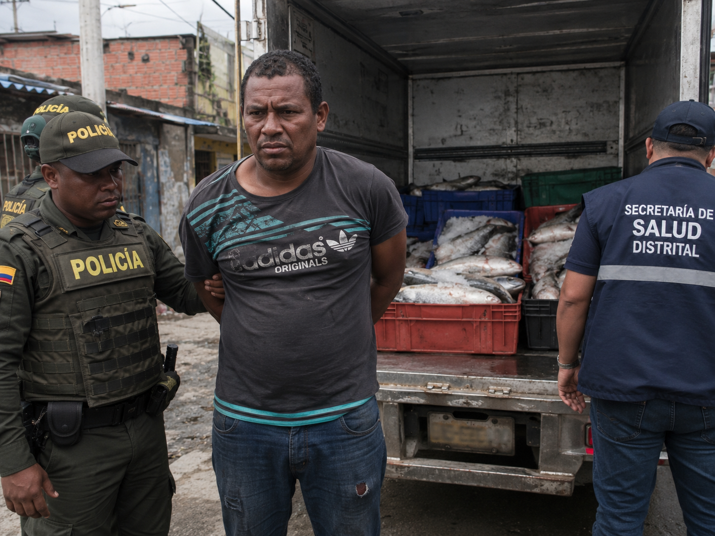 Capturan a hombre con 250 kilos de pescado que no cumplirían condiciones sanitarias en Buenaventura