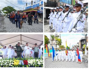 Armada Nacional engalanó las calles de Tumaco en el Día de la Independencia