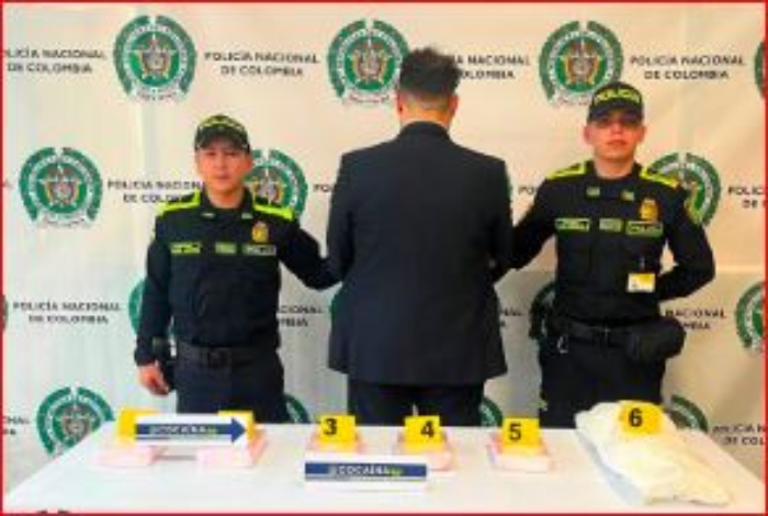 Cocaina- falso Piloto- Policía- El Dorado- Aeropuerto- Bogotá- Barcelona- España- 13Jul-